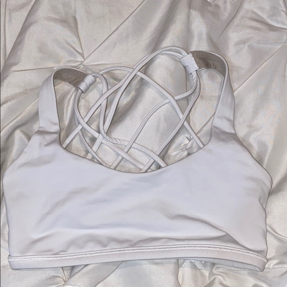 COPY - White Lululemon sports bra